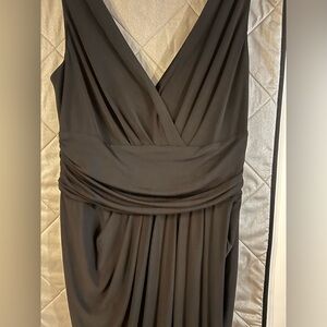 MAGGIE LONDON Black Cocktail Dress, Size 10.